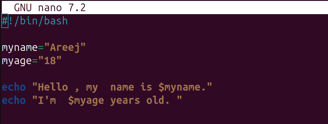 declaring a variable