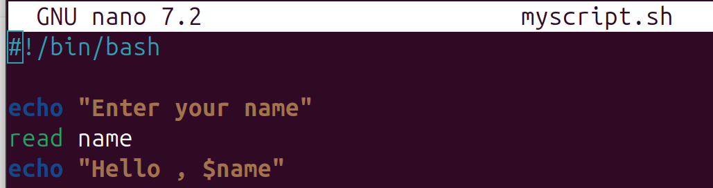 taking input