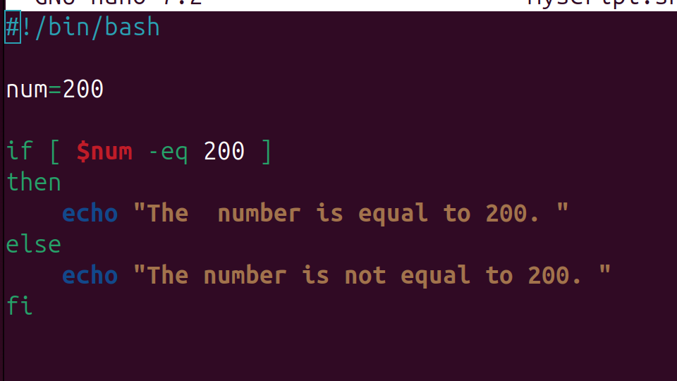 if-else statement