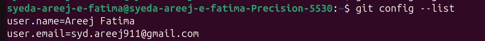 configure list