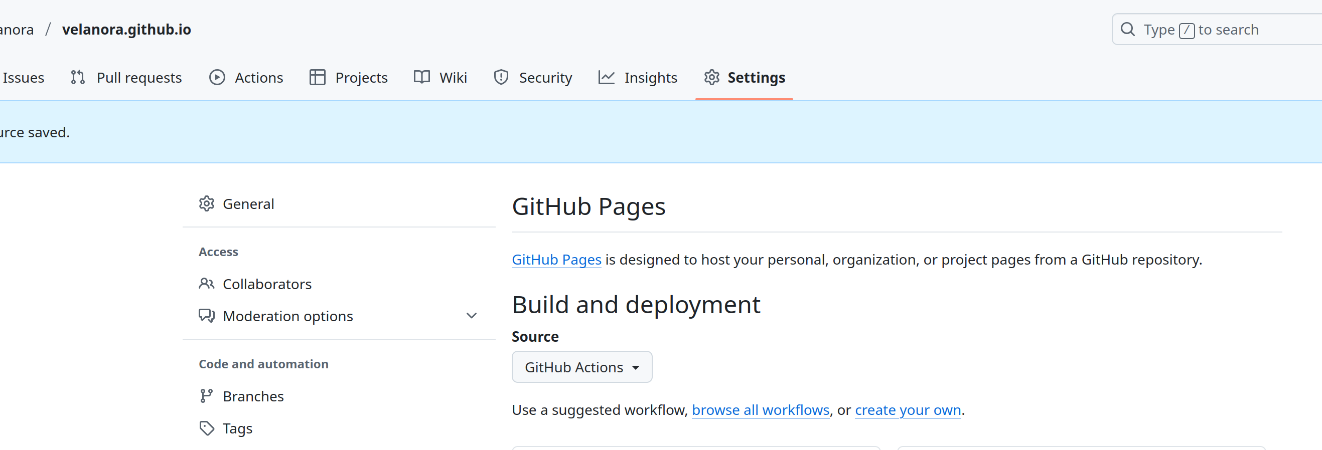 setup Github repo